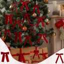 30 Pcs Christmas Velvet Ribbon Bows 6.7 Inches Vintage Xmas Tree Bow Decorations for Gifts Christmas Tree Wreath Home Door Cabinets Furniture Kitchen Party Decor(Burgundy)