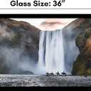 Americanflat 14x36 Poster Frame with Polished Plexiglass - Signature Collection - Gallery-Style Frames Made of Engineered Wood - Photo Frame for Wall Display - Black