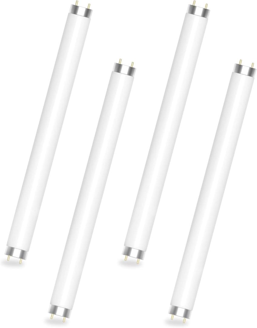Bug Zapper Replacement Light Bulb 10W for 20W Indoor Bug Zapper, BL T8 F10W Light Tube Compatible with Aspectek, Liba and Other 20W Mosquito Zapper Lamp, 4 Pack