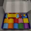 Toddler Learning Toys for 2 3 Year Old-Counting Matching & Sorting Activity Montessori Train Set with Farm Animals Finger Puppets Keys to Lock and Unlock Barn Birthday Easter Basket Stuffers