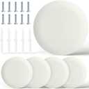 CP3540 Ceiling Cover Plate, Round Electrical Box Cover - 5 Pcs