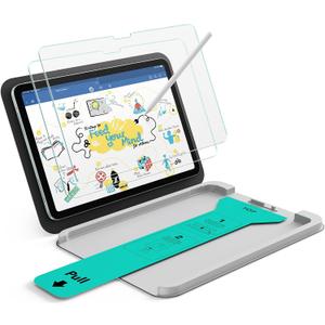 ESR 2 Pack Paper-Feel Screen Protectors for iPad Pro 11 Inch (M5/M4) 2025/2024, 9H Matte Writing Tempered Glass Film with Ultra Fit Tray, Write and Draw Like on Paper, Anti-Glare, Bubble-Free