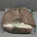 NOYAL Round Hooded Donut Dog Bed for Small & Medium Pets - Plush Fluffy Anti-Anxiety Cat Cave Bed with Cover (Small 19.6'', Brown)