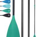 ZLX Paddle Board Paddle, 3 or 4 Piece Adjustable SUP Paddle, Detachable Floating Kayak Paddles, Lightweight Oar with Premium Durable Fiber Blade, for Paddleboard, Surfing, Water Sports Enjoyment