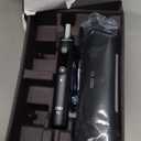 Oral-B iO Deep Clean + Protect Rechargeable Electric Toothbrush, Black, iO Series 7, 2 Replacement Brush Heads, Charging Travel Case