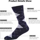 DRASEX Men's Dress Socks Funky Colorful Pattern Cotton Novelty Casual Crew Socks