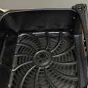 Gourmia Air Fryer 7 QT - Easy View Panorama Window & Interior Light, Guided Cooking with 12 One-Touch Presets, FryForce 360, Dishwasher Safe Accessories, Green