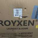 Royxen Laundry Countertop with 2-Tier Shelf Universal Fit, Washer and Dryer Countertop with Storage Space, Shelf Height 11.5 Inches, Solid Wood Core, Oak