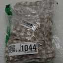 Kathfly 2 Pcs Taupe/White Plaid Ruffle Throw Pillow Covers Farmhouse Checkered 20'' x 20'' Washed Cotton Pillowcases Couch Gingham Pillow Shams for Living Room Bed, No Inserts