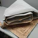 Bedsure 8x10 Printed Jute-Look Washable Area Rug, Soft Polyester Fleece