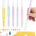 Aeelike 5 PCS Large Crochet Hooks Set, Big Ergonomic Crochet Hooks, Multicolor Acrylic Crochet Hooks with Number Size L/8mm, N/10mm, 12mm, P/15mm, 20mm