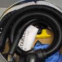 STANLEY 4 Gallon Wet Dry Vacuum, 4 Peak HP Stainless Steel 3 in 1 Shop Vacuum Blower with Powerful Suction, Vacuum for Job Site, Garage, Basement, Workshop, Top Handle, Portable Wet Dry Vac SL18301-4B