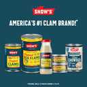 Snow's Ocean Chopped Clams Canned, 51 oz Can - 7g Protein per Serving - No MSG, 99% Fat Free - Great for Pasta & Seafood Recipes