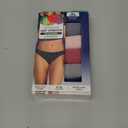 Fruit of the Loom Women's No Show Seamless Underwear, Amazing Stretch & No Panty Lines, Plus Size (Size 7, Bikini - 6 Pack)