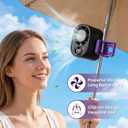 Car Fan Clip Mini Air Conditioner LED Display Portable Ac Aire Acondicionado Portátil Para Carro Electric Cooler Ventilador Blow Cold Vehicle Unit Window Seat Auto Evaporative