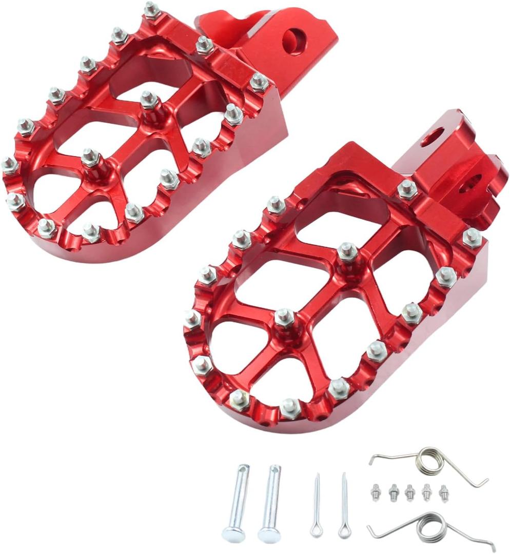 Motorcycle CNC Foot Pegs Foot Pedals Rests Footpegs For CRF110F CRF 110 F CRF110 2013-2024 CRF125F CRF 125 F CRF125 125F 2014-2024 Dirt Pit Bike