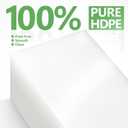 HDPE Plastic Blocks, 6 x 3 x 2 Pure High-Density Polyethylene 100% Virgin Plastic Blocks, Precision-Cut for CNC/Machining, Food-Safe & Solid for Engineering & DIY (2 Blocks)