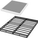 Full Size Box Spring 5 Inch Low Profile Box Spring Full with Cover,Strong Bed Base Full Size Bed Frame Heavy Duty Metal Struction for Mattres Foundation Box Frame,Noisy Free (5 Inch-Full)