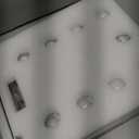 Lighted Makeup Mirror Hollywood Mirror Vanity Mirror with Lights, Touch Control Design 3 Colors Dimable LED Bulbs, Detachable 10X Magnification, 360Rotation, (White) 12" L x 14" W