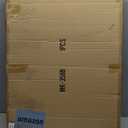 Jersey Display Frame Case Lockable, Large Sport Jersey Shadow Box with PU Covered Frame Acrylic and Hanger for Baseball Basketball Football Soccer Hockey Shirt and Uniform(Brown)  MK358B