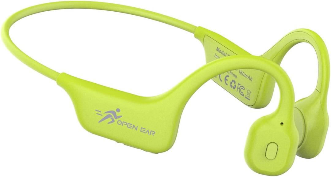 SANOTO Bone Conduction Headphones Wireless Open Ear Headphones, Lightweight Bone Conduction Earbuds IPX5 Waterproof Sport Bluetooth Earphones for Running Cycling Workout