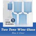 Glasses Set of 2-Birthday/Father's Day Gifts,14oz Unbreakable Unique Glass Ideal Gift (Set of 2, 14 Oz)