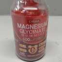 Magnesium Glycinate Gummies 600mg, Sugar Free Magnesium Gummies for Adults, BBD 10/2027