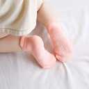 Non Slip Grip Ankle Baby Socks 12 Pack for Toddler Boys and Girls Kids Infant Baby Cute Cotton Socks (Rainbow1)