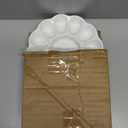 1 Tier Ceramic Easter Deviled Egg Platter 12 Hole Deviled Egg Tray Container, Detachable Eggs Holder Tower for Easter Party Food Container for Kitchen Countertop Microwave Dishwasher Freezer