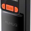 Wireless Barcode Scanner Mini Bluetooth 1D 2D QR Bar Code Scanner 3-in-1 Bluetooth & 2.4G & USB Wire Barcode Reader Compatible with Windows Android iOS Tablet PC (with LCD Screen)