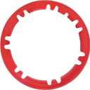 Wheel Rim Protector for Tesla Model Y Gemini 19 inch Apollo Wheels 2020-2024 Model Y Accessories All-in-one Car Tire Trim Rings Rim Case Hubcaps Wheel Cover (Red)