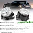Pair Fog Light Assembly Compatible with Impreza 2011-2014/ Legacy 2008-2009/ WRX STI 2013-2014 Front Right & Left Fog Lamp Driver and Passenger Side 84501AG120 84501AG130