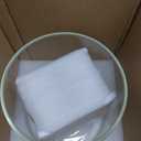 HBlife 8-10 Lbs Glass Rice Dispenser with Wooden Stand Flour and Cereal Container with Glass Measuring Cup Pantry Food Organization Storage Bin with Airtight Bamboo Lid, 5L