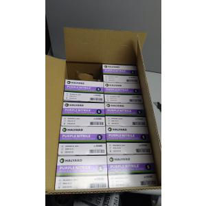 9 BOXES OF SIZE SMALL PURPLE NITRILE POWDER FREE EXAM GLOVES
