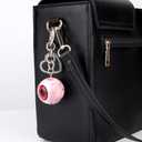 2pcs Goth Eyeball Keychain, Halloween Creepy Horror Bag Charm with Heart Key Ring Halloween Accessories for Men Women