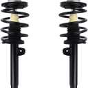 Autoround Front Complete Strut w/Coil Spring Assembly Compatible with 2000-2005 BMW 328i 325i 330i 320i 330Ci - 171581 171582