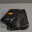 HLTPRO 3 Pack Plus Size Leggings with Pockets for Women - Black High Waisted Tummy Control Soft Yoga Pants for Gym Workout (Large-X-Large Plus)