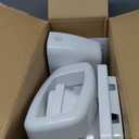 Ingenuity My Size Potty Pro 2-in-1 Potty Training Toilet, Floor Potty with Removable Potty Seat for Standard Toilets, Realistic Flushing Sound, For Toddlers Ages 18+ months, Up to 50 lb (White)