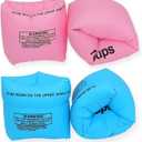 2 Pack Arm Floaties for Kids and Adults- Inflatable Floaties for Kids 6-12yrs, Blow up Water Wings for Toddlers, Swimming Arm Pool Floats for Children and Adults 30-150LBS(Blue and Pink)