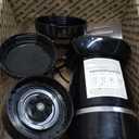 Sangcon 1000W Smoothie Blender for Kitchen, Blenders for Smoothies with (3) Cups (2) Spout Covers (1) Storage Cap (1) To-Go Cap, Portable Blender for Shakes, Ice Crushing, Frozen Drinks, Spices (Black)