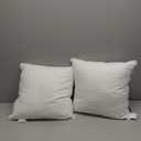MIULEE Pack of 2 18x18 Inch Outdoor Pillow Inserts Waterproof Decorative Throw Pillow Insert, Square Lumbar Garden Pillow Form for Patio Sofa Couch