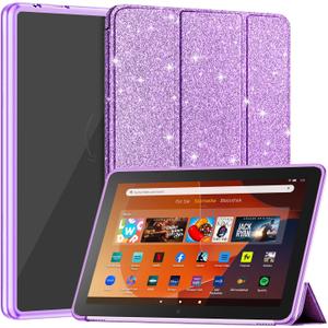 Tablet Protective Case with Auto Wake/Sleep, Incompatible with TCL Nokia -Shining Purple