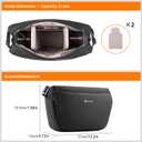 TULLIO Camera Bag Sling Crossbody Expandable Photgraphy Bag for DLSR SLR Mirrorless Cameras, Waterproof Camera Case for Photographer
