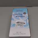 Topcee Cooling Blanket for Night Sweats Absorbs Heat to Keep Adults, Children Cool on Warm Nights, Q-Max 0.5 Cooling Blankets for Hot Sleepers, Lightweight Sofa Throw Blanket (50"x70")