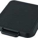 Copco Coffee Cab Rolling Countertop Small Appliance Stand, Compact Glide Pad for Coffee Machines & Kitchen Essentials, Non-Slip, Heat-Resistant Base, Easy Access & Durable Construction (Black)