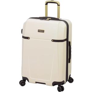 London Fog Brentwood II Expandable HARDSIDE Spinner, Cream, 25-Inch