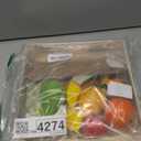 Melissa & Doug Wooden Cutting Fruit Toy Food Set & Pretend Play Kitchen Accessories, Preschool Learning Toys for Girls & Boys 3+ (11.8 x 10.85 x 1.95)