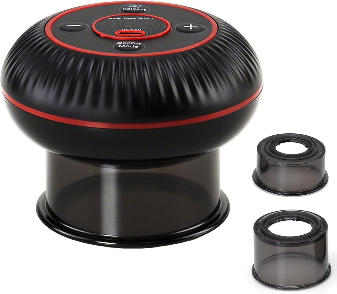 Cupping Kit for Massage Therapy - 4 in 1 Electric Cupping Therapy Set, Portable Smart Electric Massage Cups