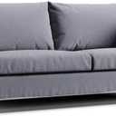 Comfort Works Custom Karlstad Sofa Covers, Replacement for IKEA Karlstad 3-Seater Sofa (3-Seater - Medium Grey)