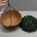 Artificial Christmas Poinsettia Flowers with Hanging Basket for Outdoor Decoration Red Velvet Poinsettia Bouquet Potted Fake Plants Faux Silk Christmas Flowers for Home Porch Garden Patio Xmas Decor